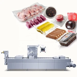 Wenzhou thermoforming machine for vacuum packaging meat fish cheese sausage selladora empacadora al vacio para alimentos