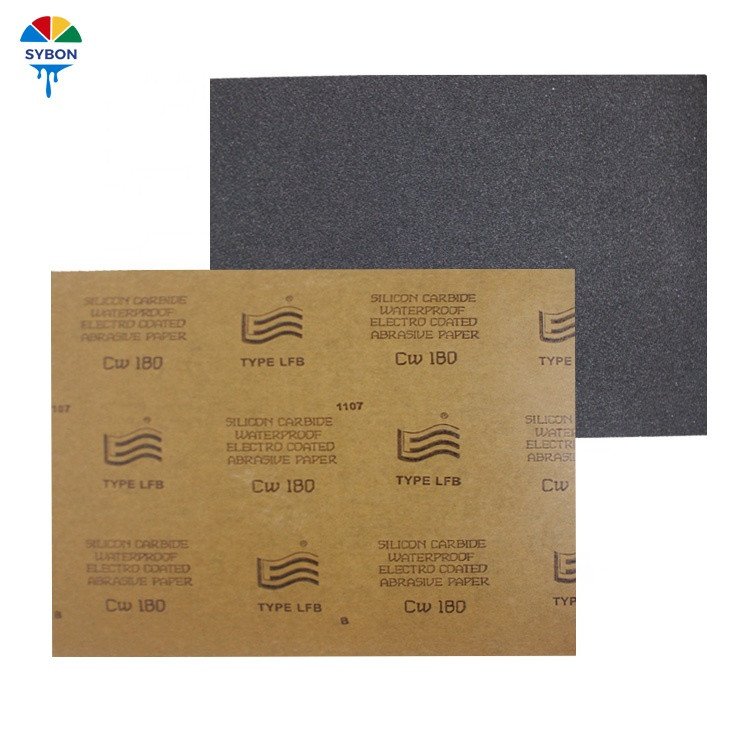 Wet and dry 60 to 2000 Grit Abrasive 9&quot; X 11&quot; Sheet Sandpaper