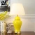 Import White Crackled Ceramic Table Lamp Antique Brass Table Lamp Base Bedroom Light from China