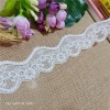 white lace neckline lace edge for sewing fabric decoration DIY lace fabric neckline applique sewing3.5-6.7cm S1032