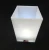 Import white plastic square ice bucket with led from China