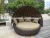Import white rattan leisure long sofa garden outdoor furniture from China