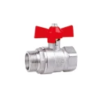 Wholesale 1/4 - 1 Inch Pn25 Nickel Plating Threaded End Brass Ball Valve