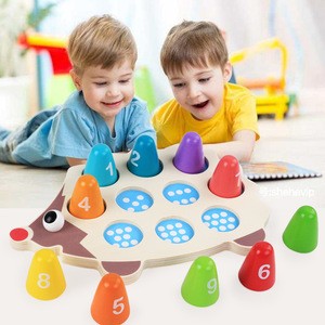 Wholesale 2020 new high quality hot Preschool small baby kids learning children diy wooden toys wood for children