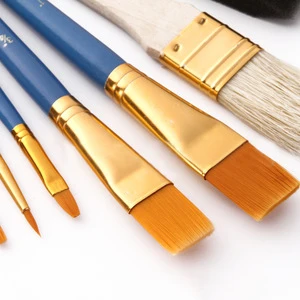 Wholesale 25pcs/Set Oil Paint Brush Set Art Supplies Oil Brush For Painting