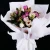 Import Wholesale 58*58CM ECO-friendly kraft paper for wrapping flowers with Marble grain pattern B435/DLSW from China