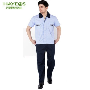 Wholesale breathable summer hot sale security company uniforms