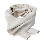 wholesale cashmere shawl with fox fur trim