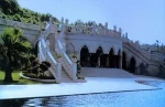 Wholesale Cheap White Marble Exterior Stairs & Handrail