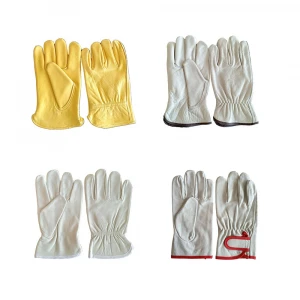 wholesale Cowhide Leather Gardening Drivers Motorcycle Safety Gloves