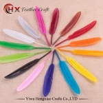 Wholesale Crafts Bulk Sale size 4-6 inches Colored Plumage Natural fethers goose/ duck feathers for sale