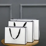 Wholesale Custom Kraft Paper Reusable Shopping Bags With Logo Foldable Shopping Paper Bag Kraft Paper Promotional Bags