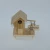 Import Wholesale Custom Personalised Unfinished  Decor Wooden Birdhouses Protective Handmade Wood Birds House  Cage from China