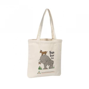 Wholesale Custom Reusable Grocery Cotton Canvas Fabric Shopping Tote Bag Printable Logo