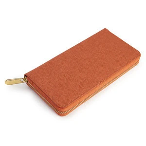 Wholesale Durable Custom Mens Money Clip Wallet Genuine Leather With Zipper