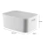 Import Wholesale Eco-Friendly Home Use Customized Plastic Storage Boxes With Lid from China