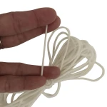 Wholesale elasticity and soft adjustable disposable ear loop accessory round earloop