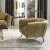 Import wholesale fabric living room furniture gold office reception sofa from China