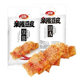 Wholesale Famous Chinese  Spicy Snacks Bean Products Snack Food  Spicy Hot Beancurd Skin