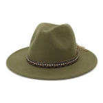 Wholesale Fashion Women Hats Winter Top Hat Wool Formal Hat China Factory Direct Selling