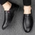 Import Wholesale Genuine Leather Black Low Heel Luxury Made Casual Mens Dress Shoes from China