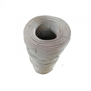 Wholesale good tension 7X19 galvanized stranded steel wire rope