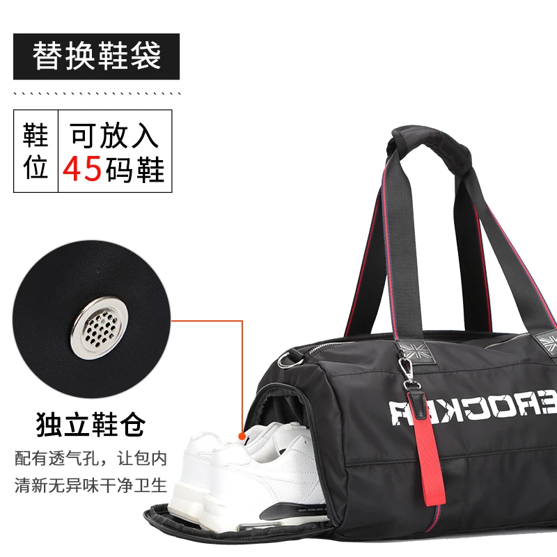 Wholesale Gym Bag  Women Men Sports Travel Duffel Bag Barrel Traveling Gym Bag Custom logo