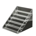 Wholesale High Quality  Clear Acrylic Nail Polish Wall Display Rack