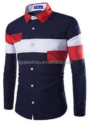 Wholesale High quality mens business shirts clothing Competitive print mens shirt supplier from China