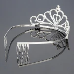 Wholesale High Quality Tiaras Rhinestone Bridal Crowns Children Princess Wedding Hair Accessories