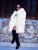 Import Wholesale hot sales Fur women coat  White winter coat Fashion womens clothing long coat women from China