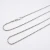 Import Wholesale Jewellery 100% Jewelry 1.3mm Long Thin 925 Sterling Silver 18K Gold Plated Twist Gold Rope Chain from China