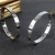Import Wholesale Lady Cz Jewelry White Gold Plated Zircon Stainless Steel Bangle from China
