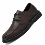 Wholesale Men Microfiber Leather Dress Shoes Casual Loafers Formal Business Wedding Shoes Mens Dress Shoes