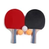 Wholesale New table tennis racket beginner horizontal racket table tennis racket set for three balls