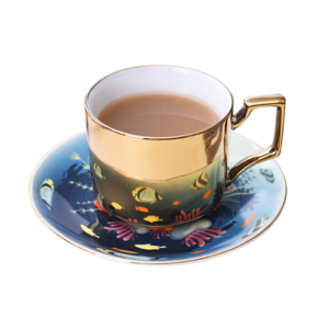 wholesale porcelain coffee mug tea cups saucers and tea pot set