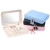 Import Wholesale Portable Women PU Leather Velvet Jewellery Gift Storage Packaging Boxes Organizer Custom Logo Small Travel Jewelry Box from China
