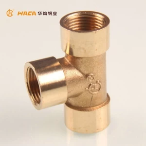 Wholesale Price Brass Pipe fitting Forged Female Tee