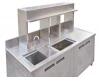 Wholesale Price Restaurant Equipment kitchen sink /work table with cabinet and shelves