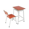 Wholesale School Desk School Furniture Single Desk and Chair Set Student Study Table Chair