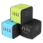 Wholesale usb ac/dc adapter 4 usb power adapter Electrical mobile phone accessories universal plug adapter