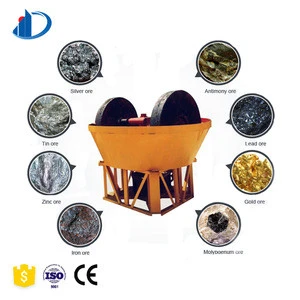 Widely Used South Africa Wet Pan Mixing Mill in Mine Mill