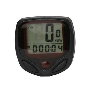 Wired Stopwatch Bike Speedometer Computer Exercise Bike Speedometer Odometer Cycling Bicycle Measurable Temperature