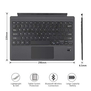 Wireless Bluetooth Keyboard backlit Keyboard For Microsoft Surface Pro  5 6 7
