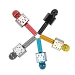 Wireless Karaoke Microphone with Speaker Portable Handheld Karaoke Player for Home Party KTV Music Singing Playing Podcasting