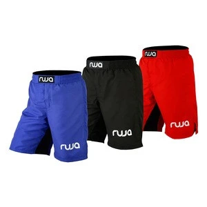 with Customized Packaging 100% Polyester Men&#39;s MMA Boxing Jiu Jitsu Training Fight Shorts Graphic (Sublimated) and Plain