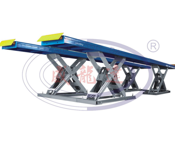 WLD-S-24T Automatic and Synchronized Heavy Duty Vehicle Truck Scissor Lift 24000kg