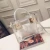 Import Women Fashion 2pcs Shoulder Bag Clear Jelly Clutch Purse Transparent Handbag from China