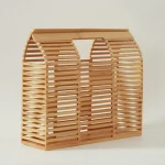 Women vintage bamboo clutch bag handmade bamboo women handbag