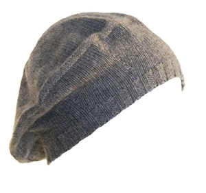 Women&#39;s 100% Cashmere Trendy Warm Soft Stretch Beret Knit Beanie Hat